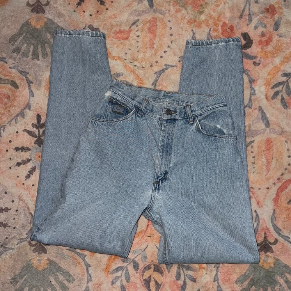 Wrangler for Women Vintage 90s High Waisted Straight Leg Denim Jeans Women's M
